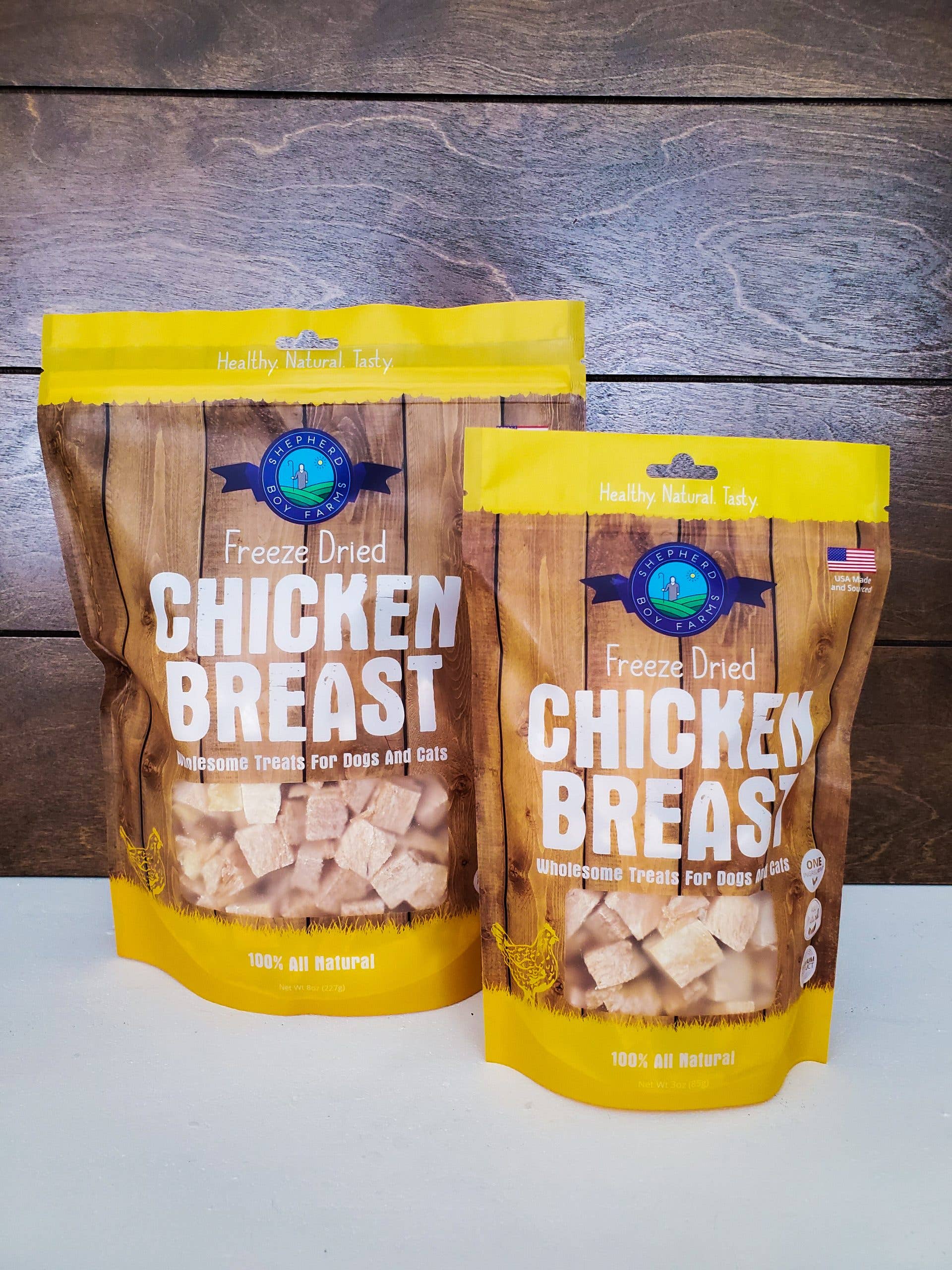 Shepherd Boy Farms - Freeze Dried Chicken Breast Treats: 8oz