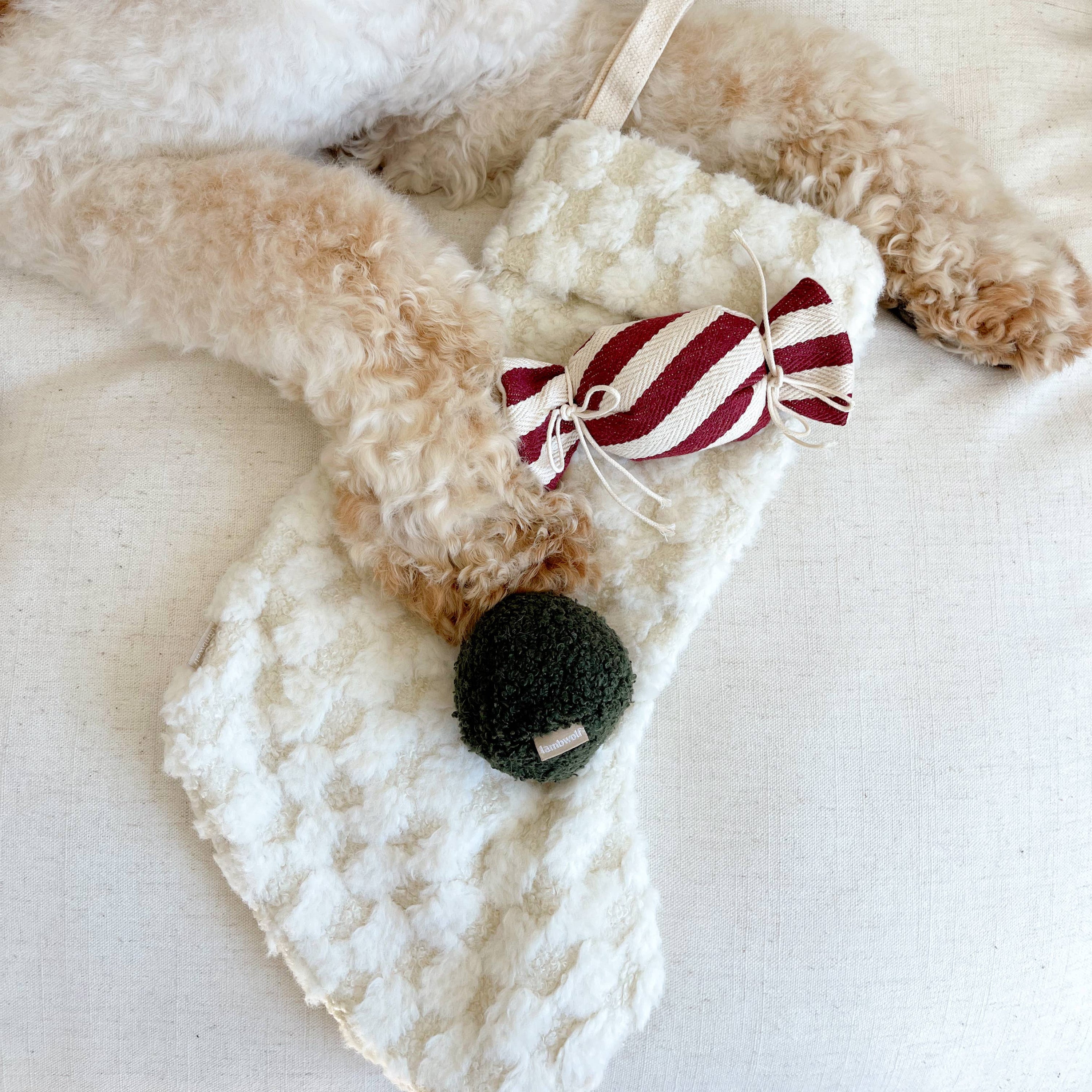 Lambwolf Collective - XMAS STOCKING//ENRICHMENT DOG TOY // HOLIDAY