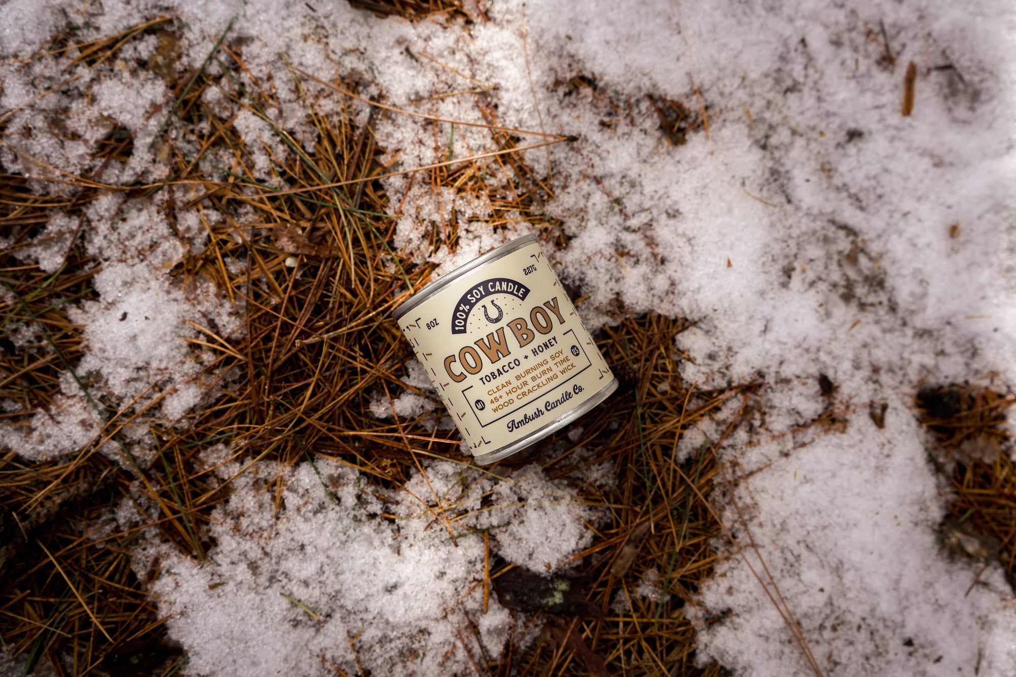 Ambush Candle Co. - Cowboy | Tobacco + Honey 8oz Soy Candle