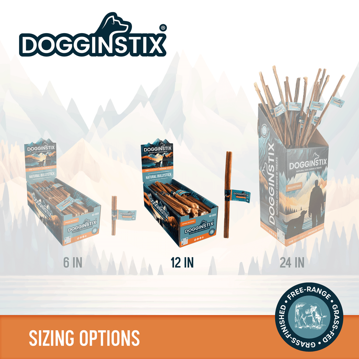 Dogginstix | Standard Bully Sticks (12")