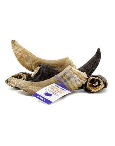 Icelandic+ - Icelandic+ Small Lamb Horn with Marrow Dog Treat: 1-ct (Single)