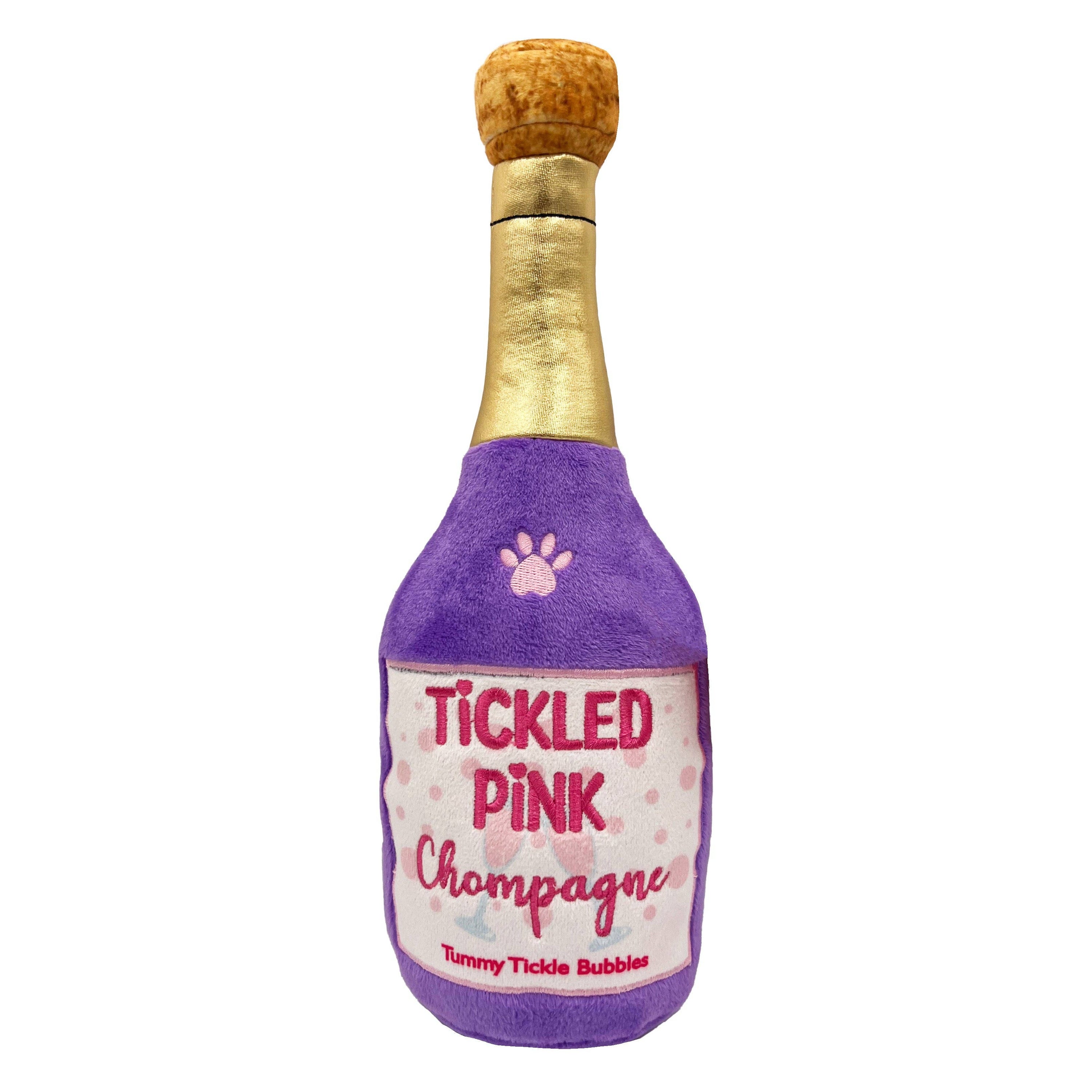 Huxley & Kent - Tickled Pink Chompagne Dog Toy (Large)