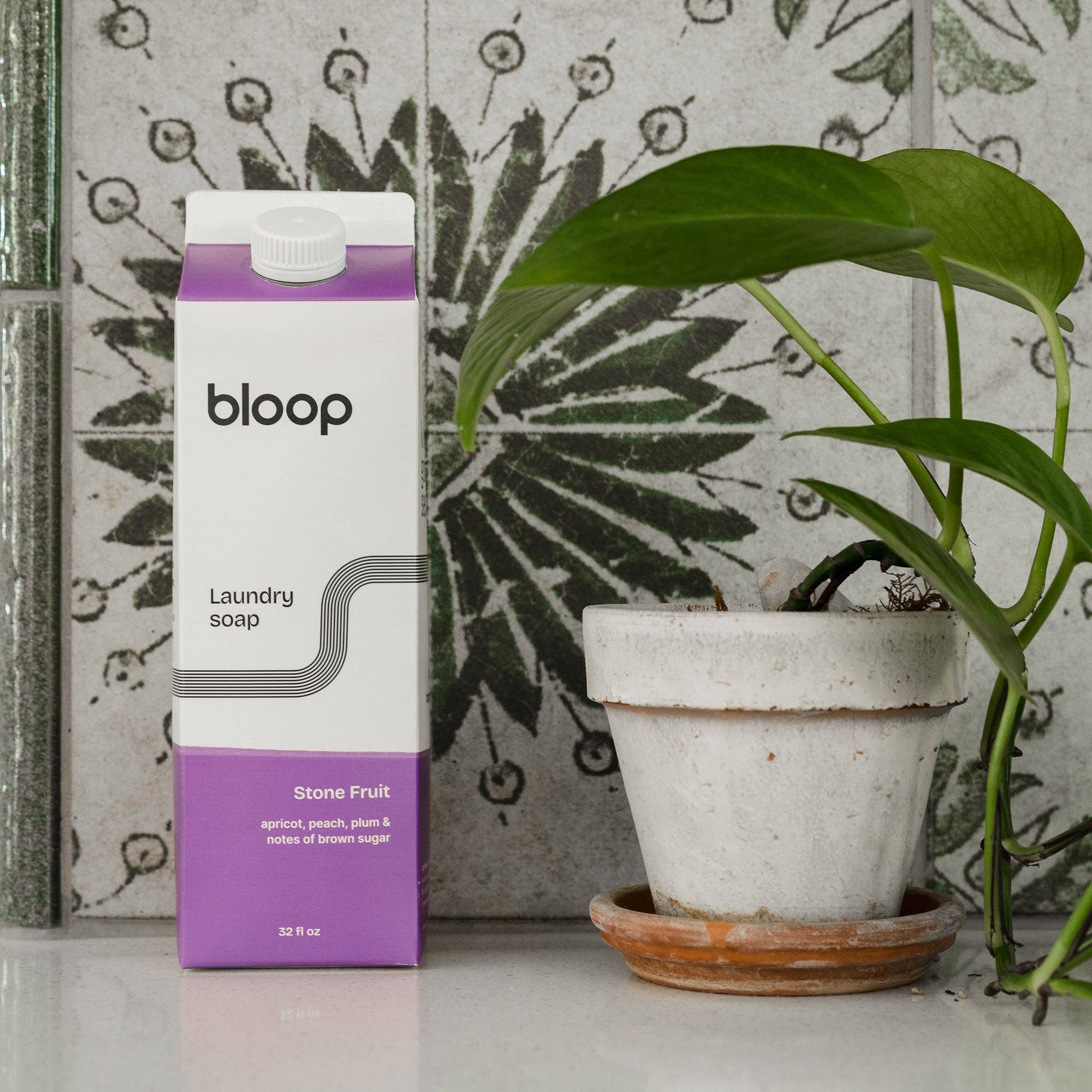 Bloop - Stone Fruit Natural Laundry Soap: 32 oz Carton