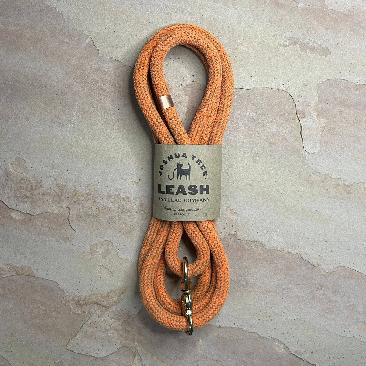Joshua Tree Leash & Lead - Mandarina