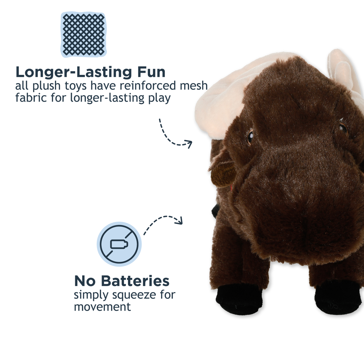 Tall Tails | Animated Moose Dog Toy