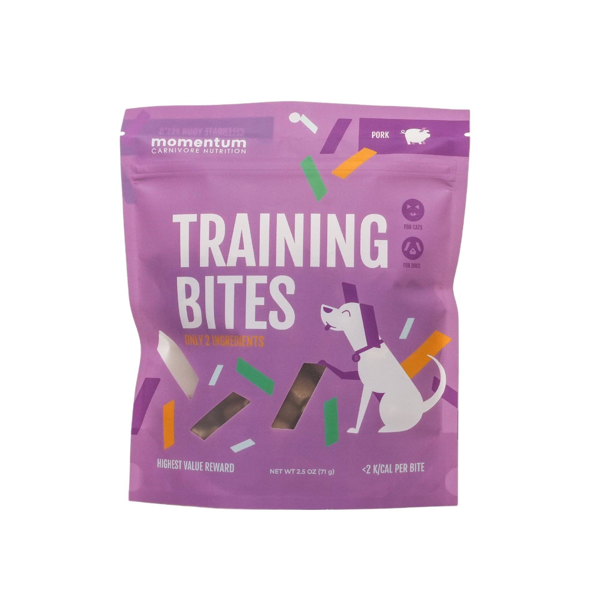 Momentum Carnivore Nutrition - Pork Training Bites (2.5oz)