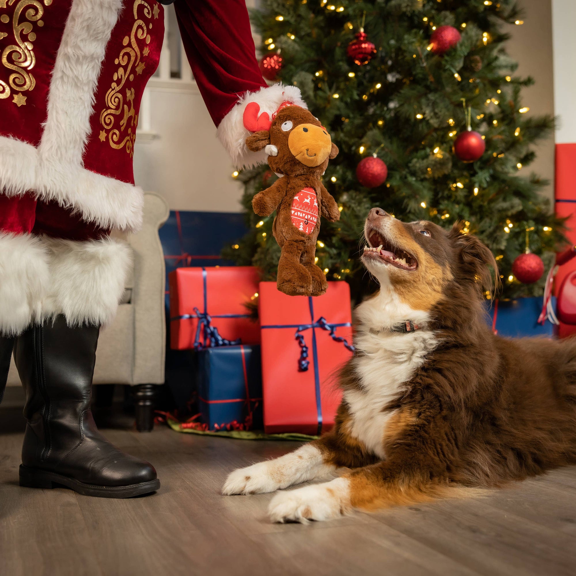 Huxley & Kent - Slappies® Mistletoe Moose For Dogs: Large