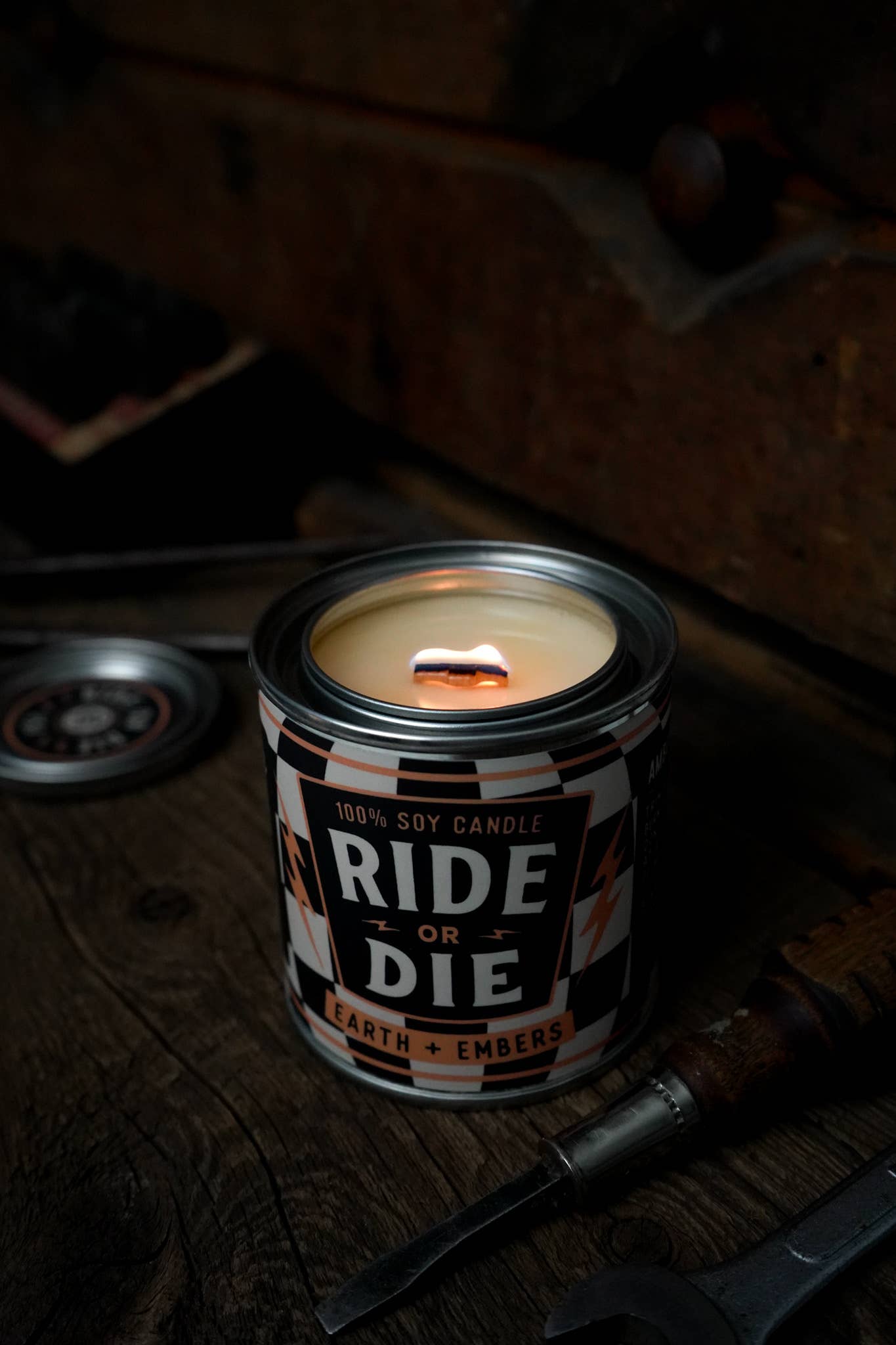 Ambush Candle Co. - Ride Or Die | Earth & Embers 8oz Soy Candle