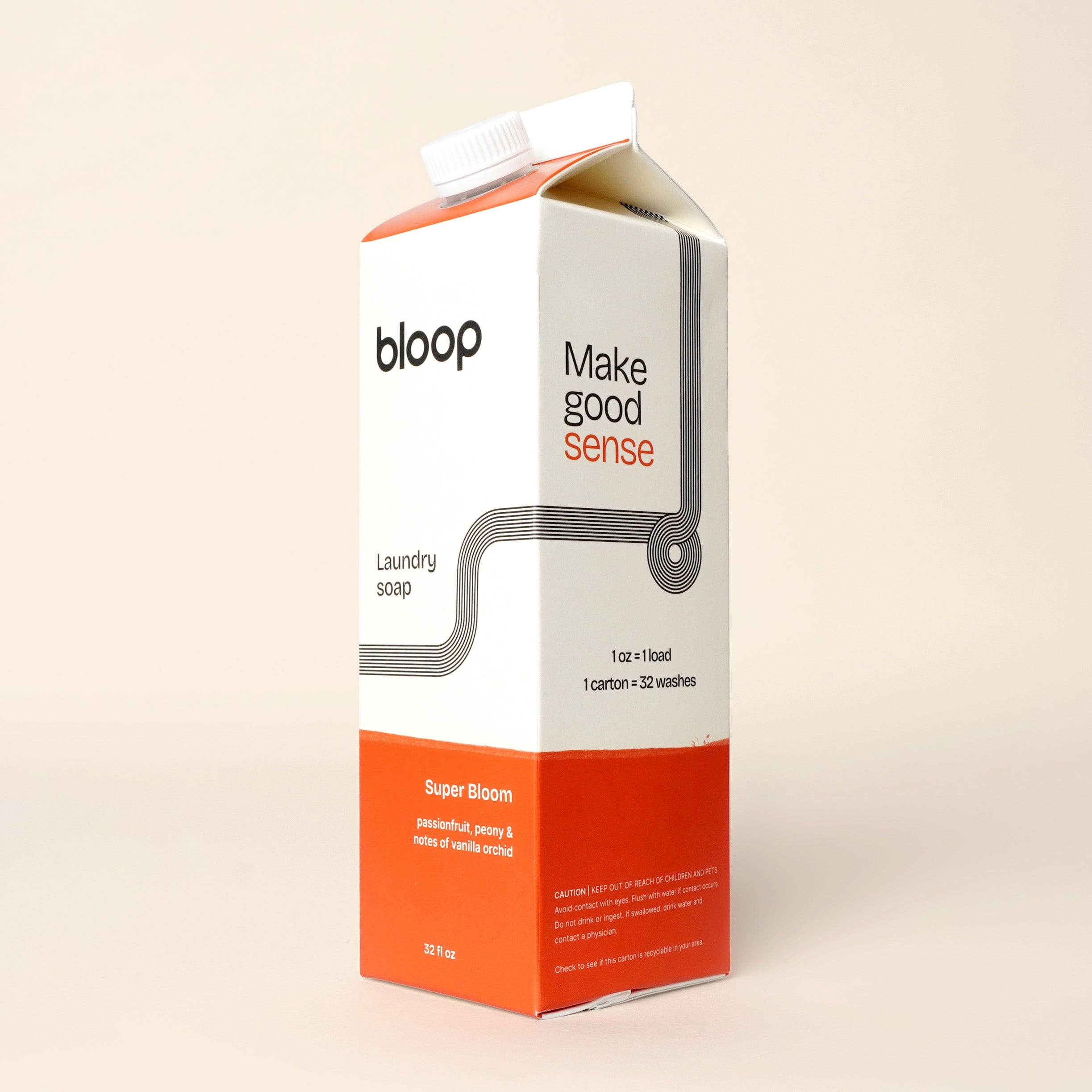 Bloop - Super Bloom Natural Laundry Soap: 32 oz Carton