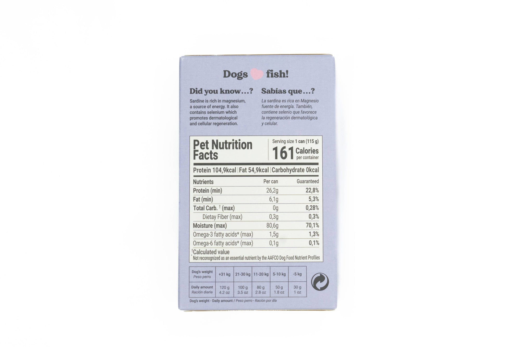 Canumi - Natural sardines Available only in the US: English
