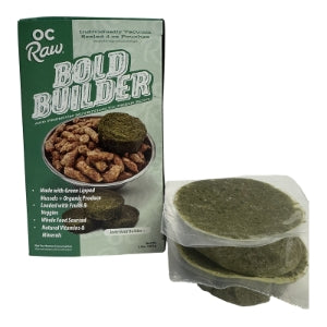 OC Raw- Bold Builder for Dogs & Cats Sapphire Jade Green Lipped Mussel & Produce (2lb)