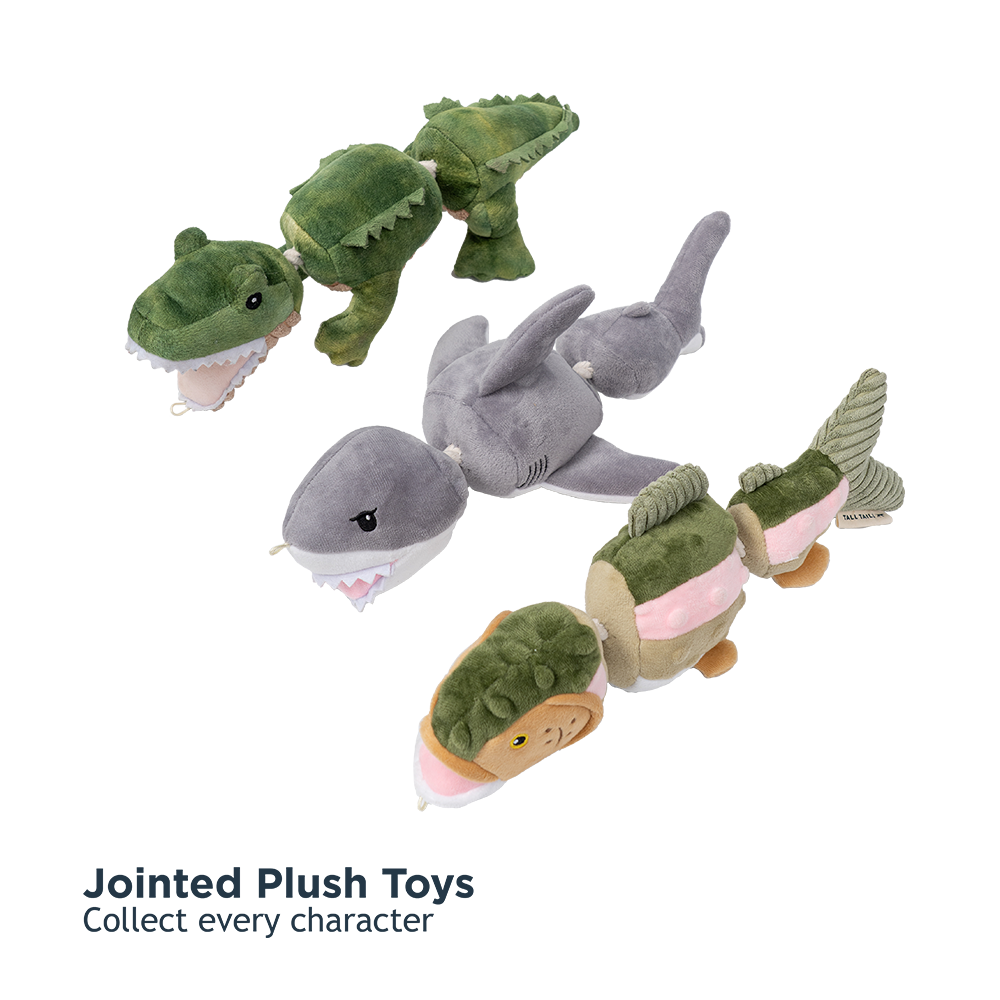 Tall Tails - Trout Jointed Shake Play Dog Toy