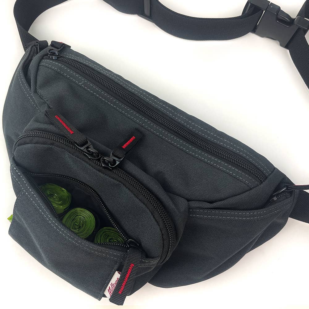 Milltown Brand - Dog Walk Fanny Pack: Black