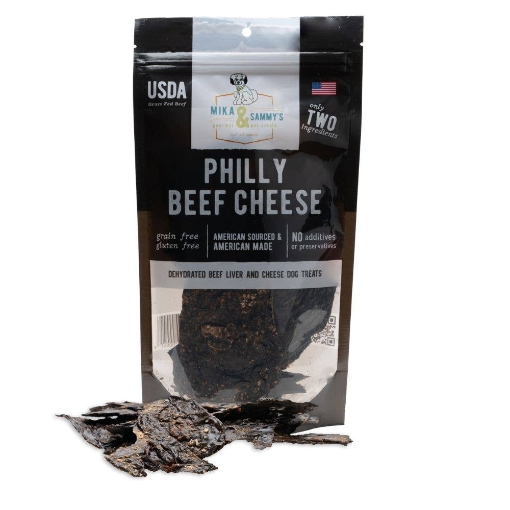 Mika and Sammy's Gourmet Pet Treats | Philly Beef Cheese (5oz)