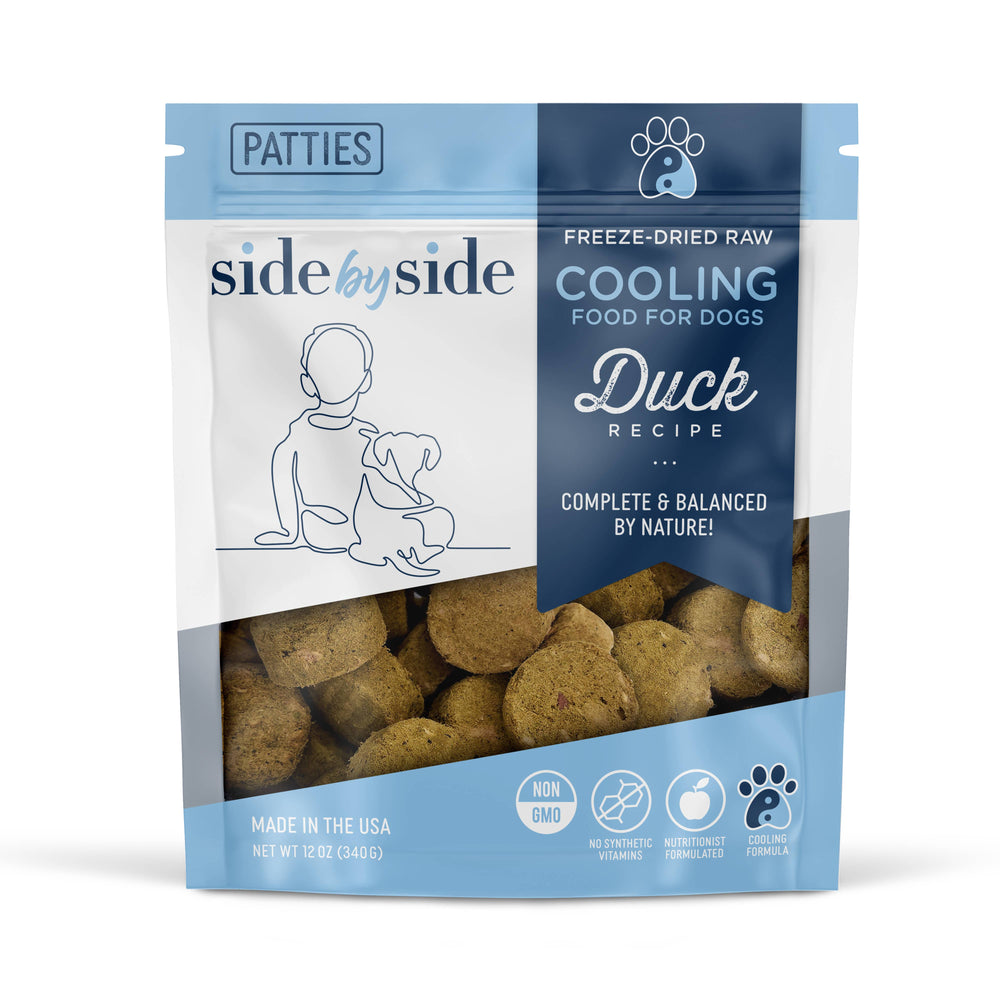 
                  
                    Side By Side - Freeze Dried Raw Cooling Duck Mini Patties
                  
                