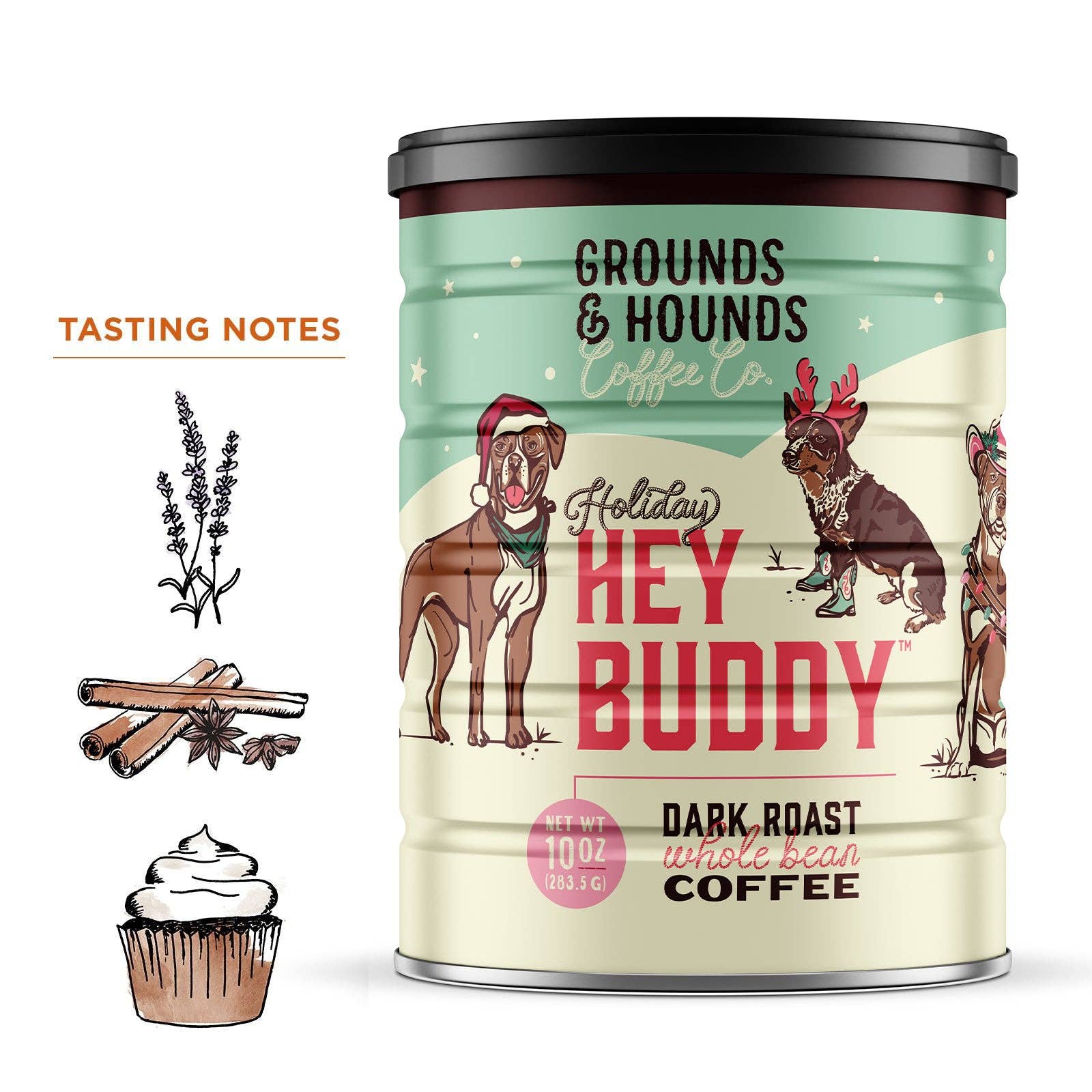 Grounds & Hounds Coffee Co. - Limited Edition: Holiday Hey Buddy™: Whole Bean