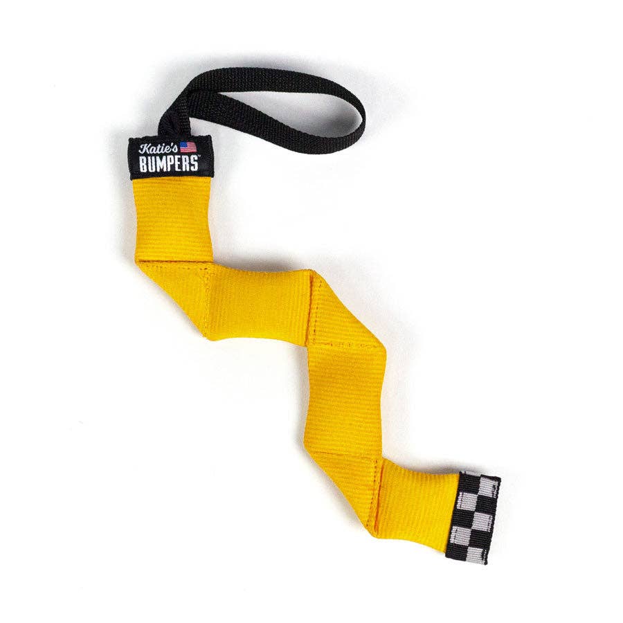 Katie's Bumpers - Best Tug Toy For Dogs KB Wiggy Tug: Yellow