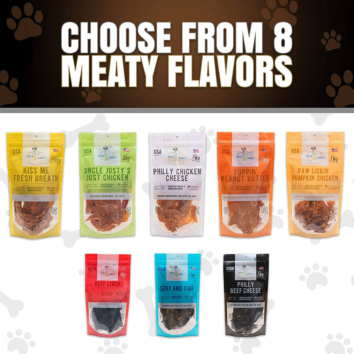 Mika and Sammy's Gourmet Pet Treats | Philly Beef Cheese (5oz)