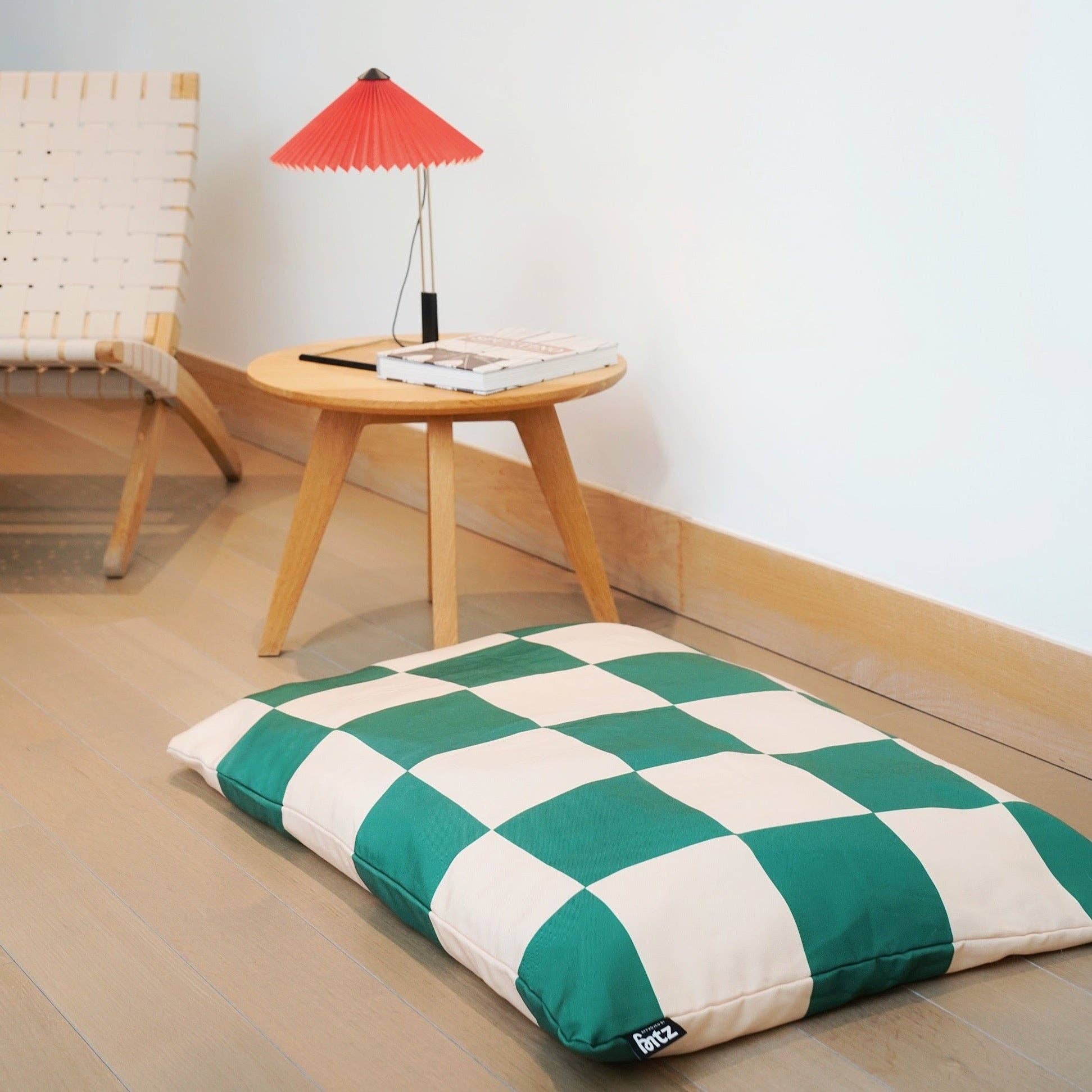 Approved by Fritz - USA - The Fritz Dog Bed | Recycled | Machine Washable: Checkered / Grande
