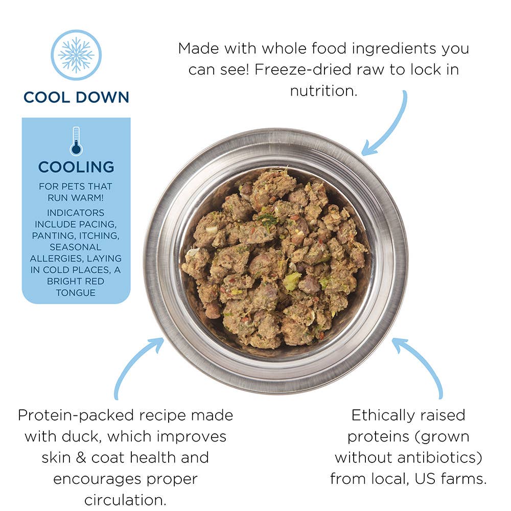 
                  
                    Side By Side - Freeze Dried Raw Cooling Duck Mini Patties
                  
                