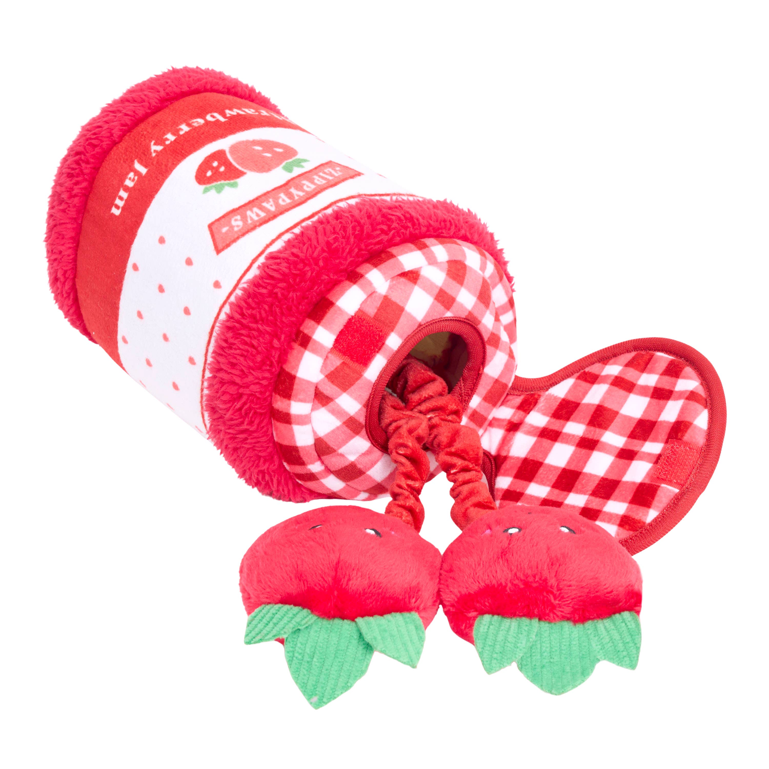 ZippyPaws - Bungee Burrow - Strawberry Jam Jar