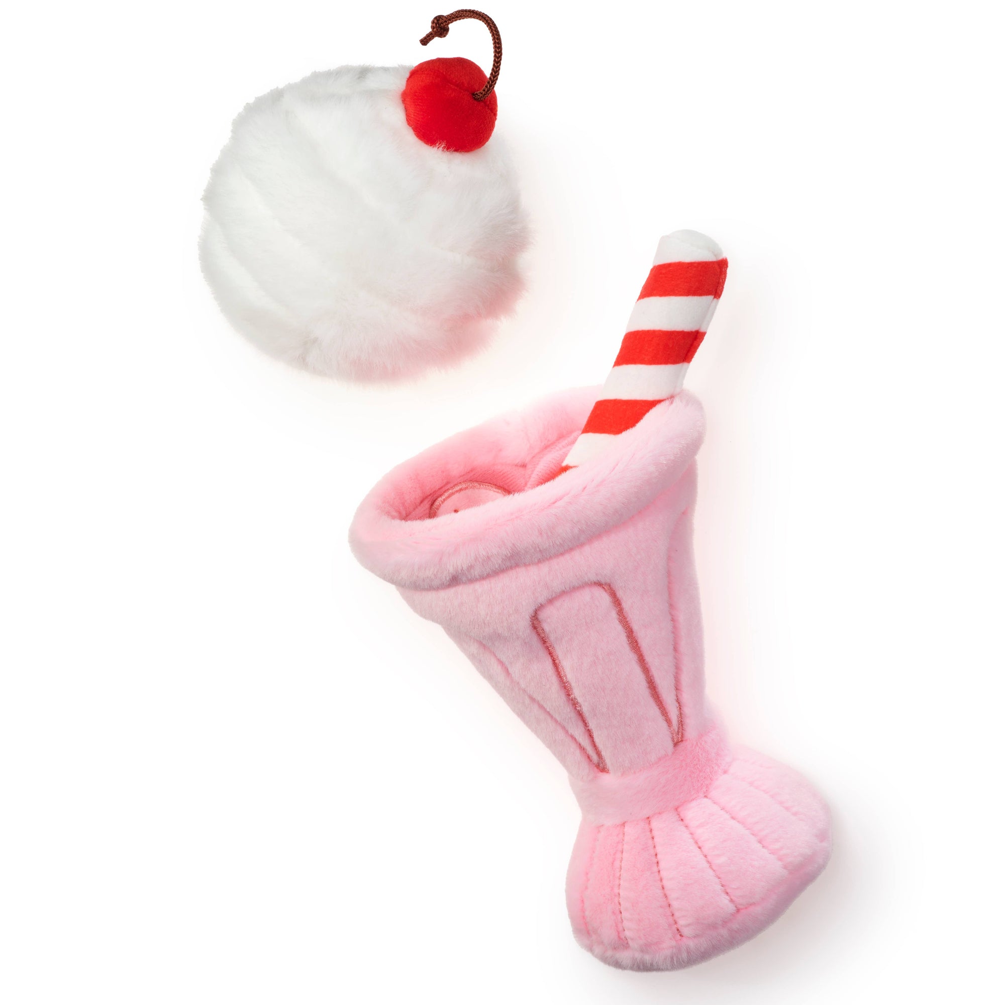 The Foggy Dog - Strawberry Milkshake Interactive 2-in-1 Bounce Dog Toy