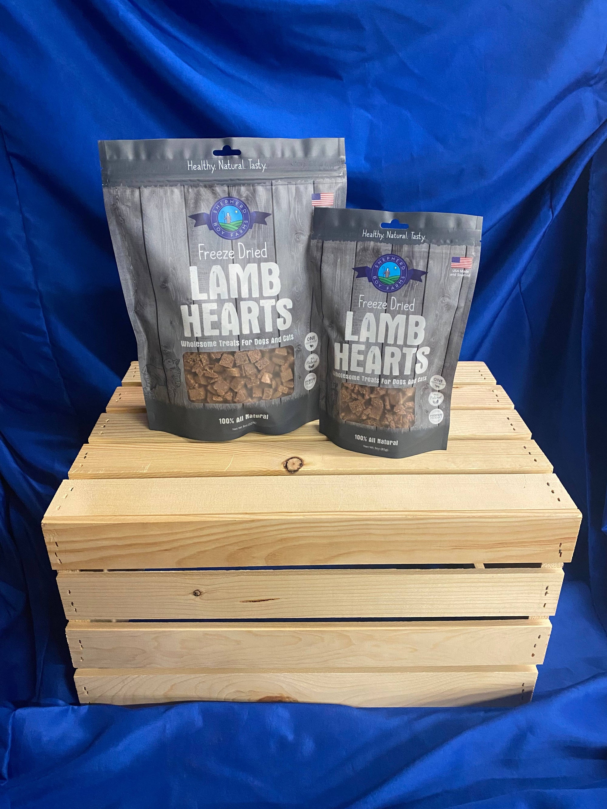 Shepherd Boy Farms - Freeze Dried Lamb Heart Treats: 3oz