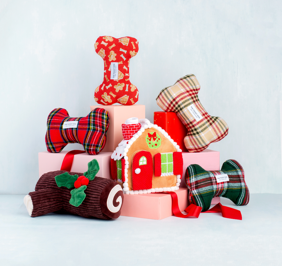 The Foggy Dog - Gingerbread House Interactive Snuffle Holiday Dog Toy