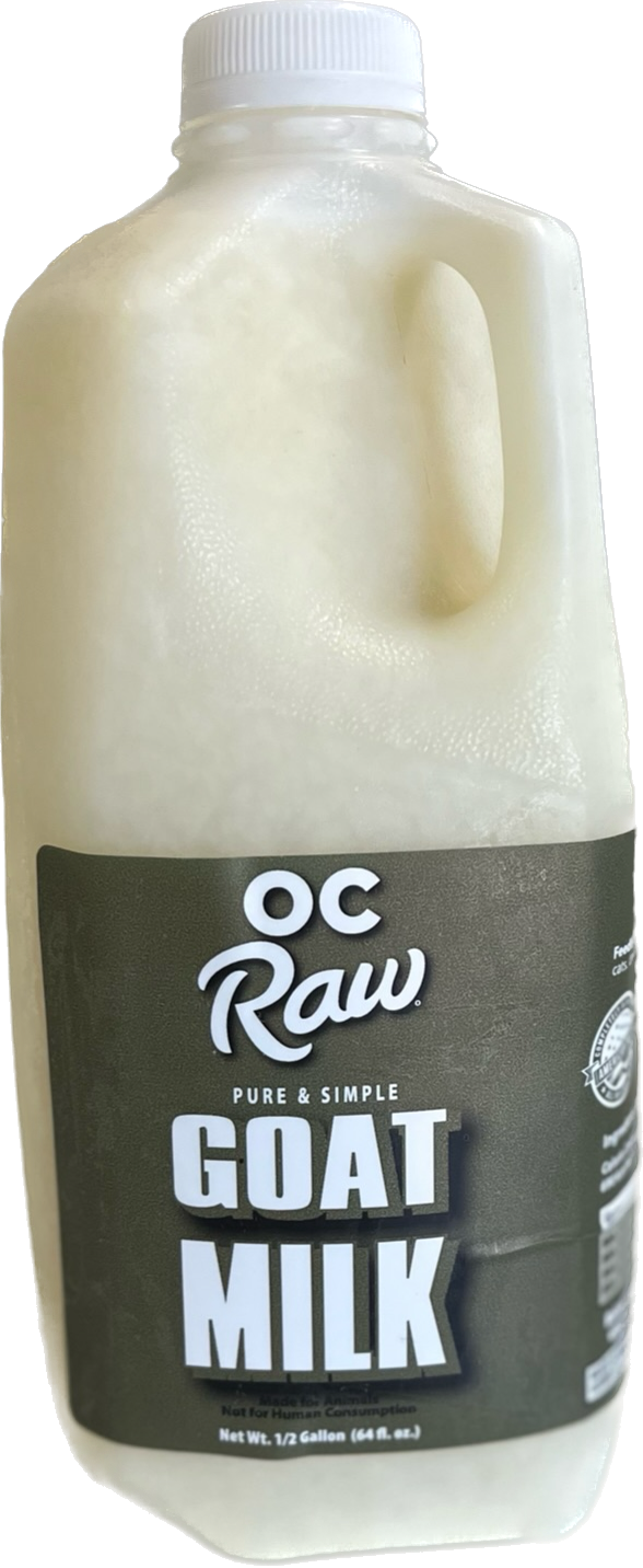 OC Raw Frozen Goat Milk 1/2 Gallon