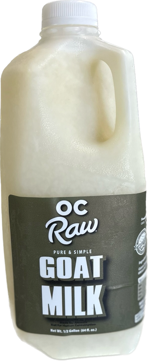 OC Raw Frozen Goat Milk 1/2 Gallon