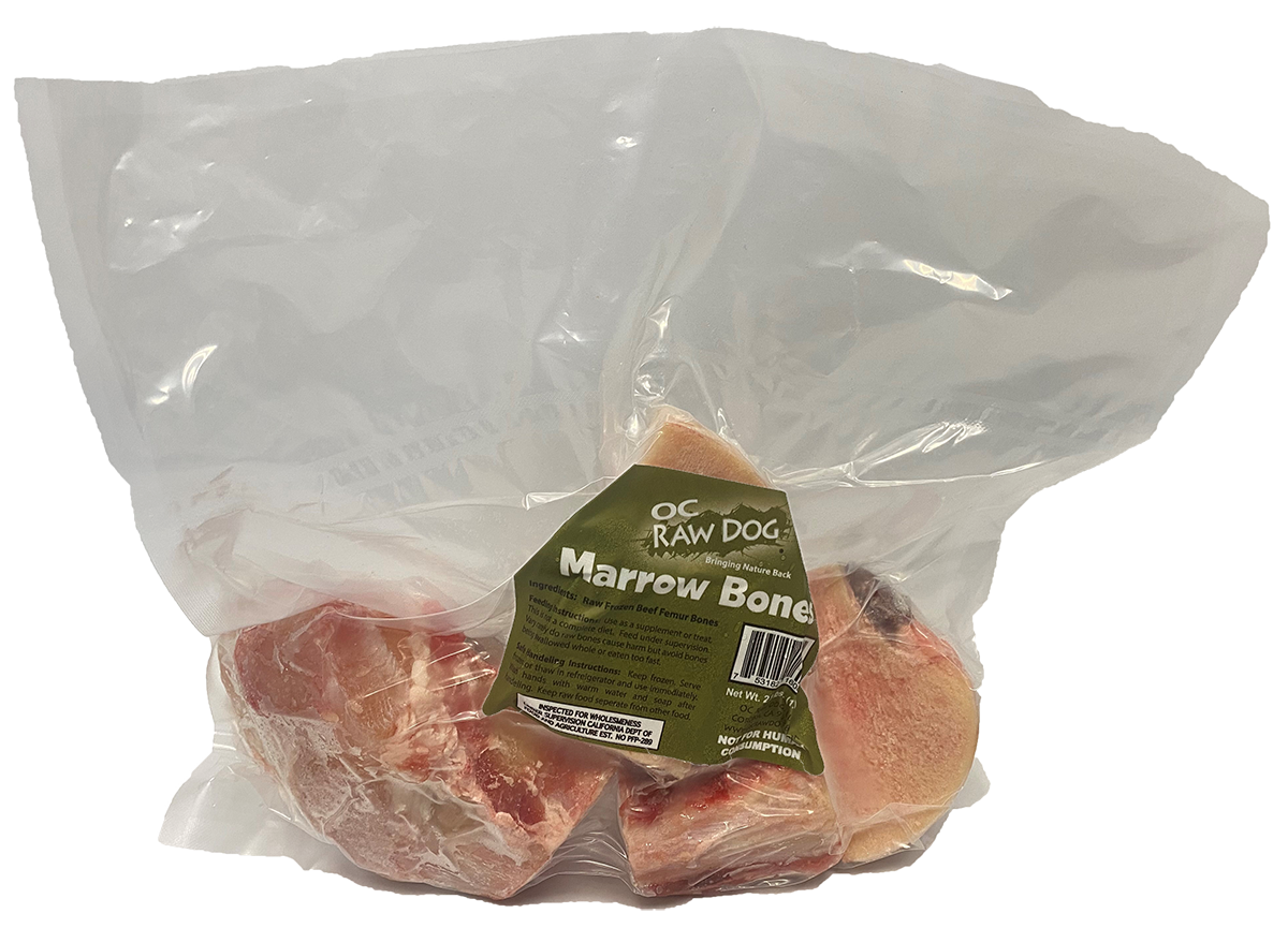 OC Raw Marrow Bones 2.5 lbs