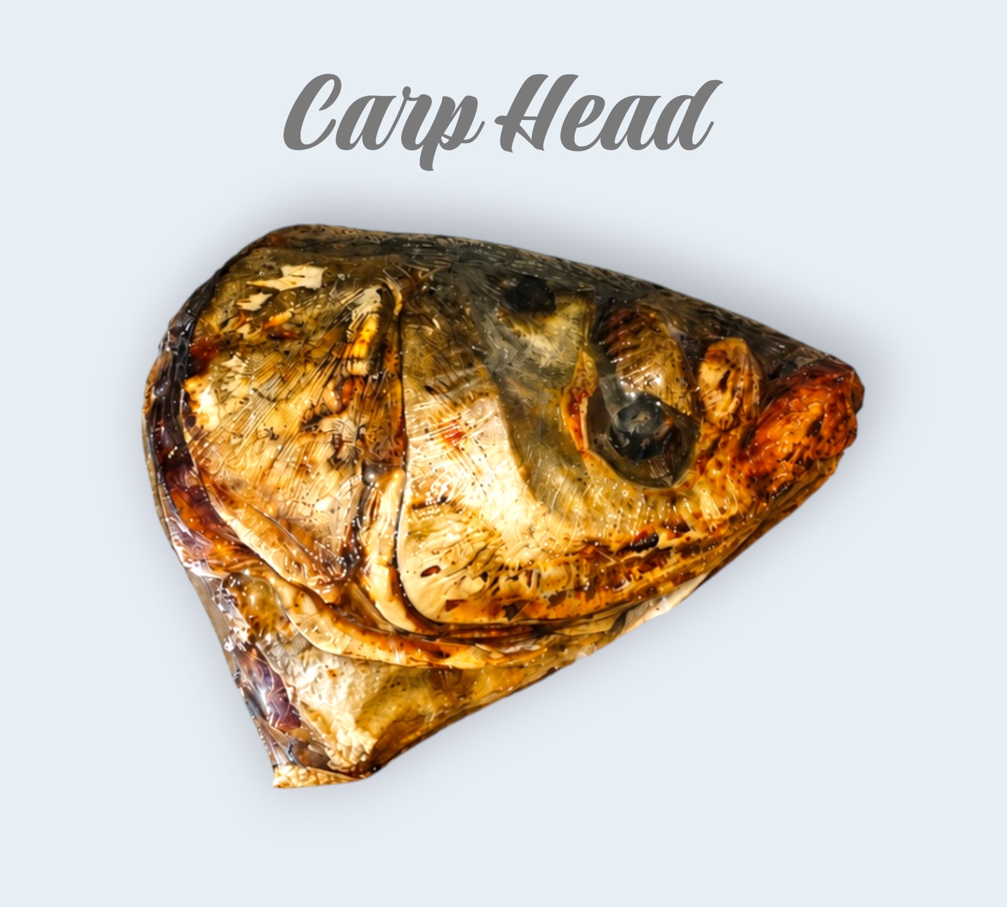 Pet Power Studio Gaines Family Farmstead dehydrated carp head dog chew, a natural, protein-rich dental treat.
