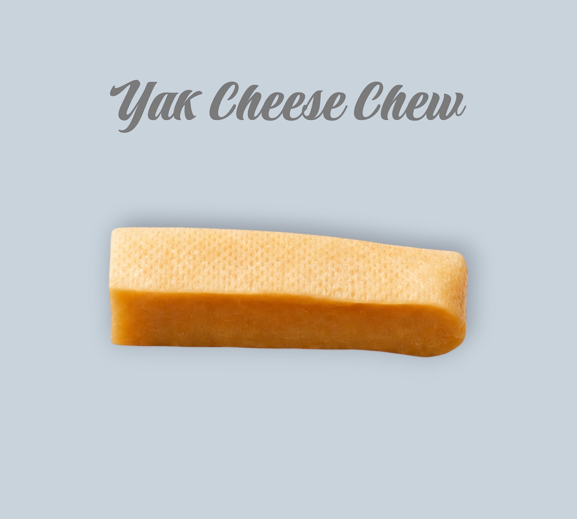 Pet Power Studio Himalayan yak cheese chew for dogs, a long-lasting, natural, hard cheese treat.