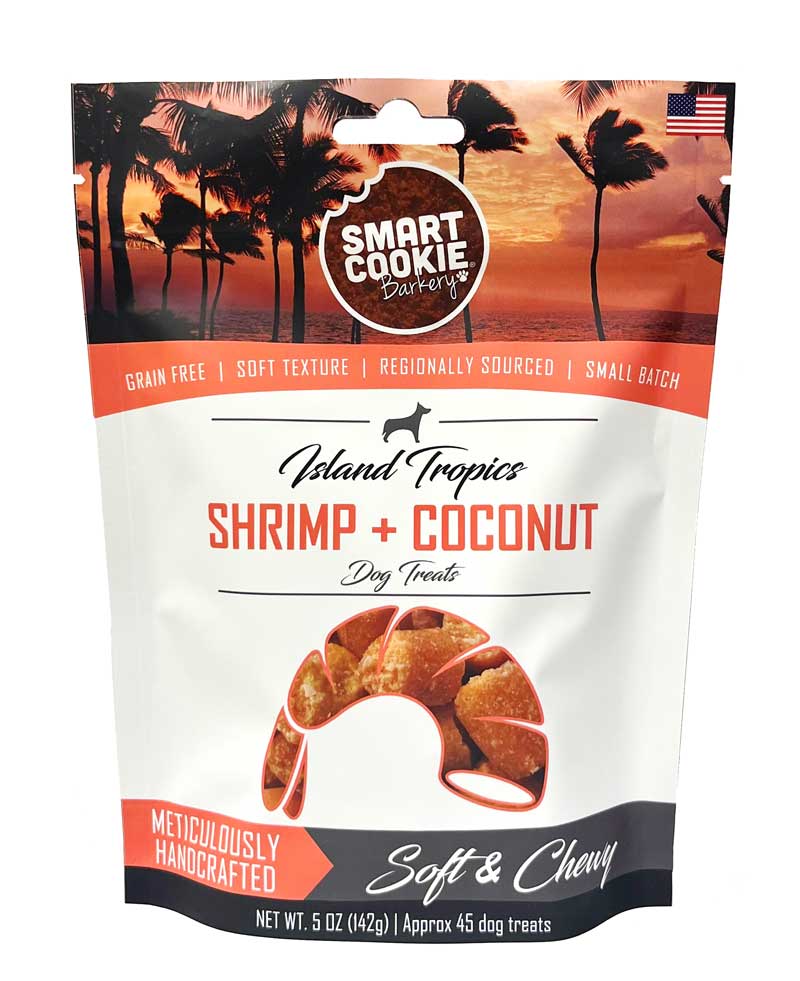 Smart Cookie Barkery - Shrimp & Coconut Dog Treats