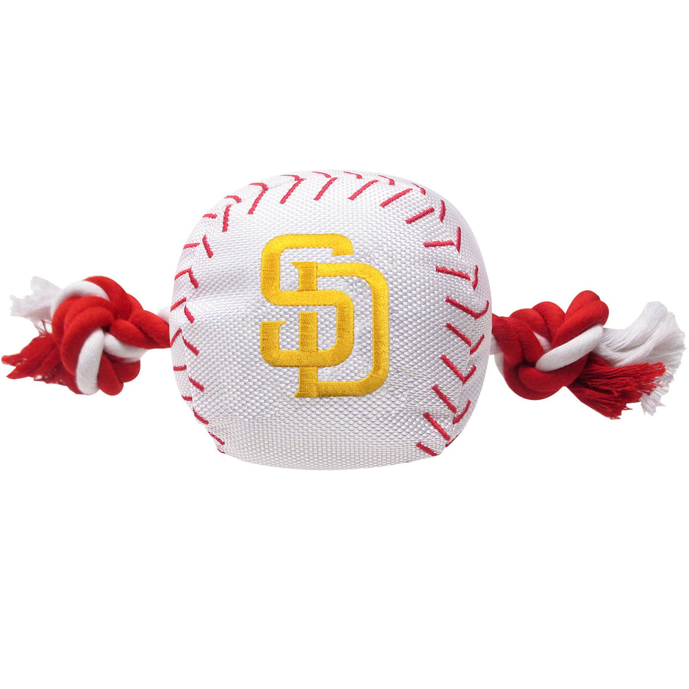 
            
                Load image into Gallery viewer, MLB SAN DIEGO PADRES NYLON BASEBALL ROPE TOY
            
        