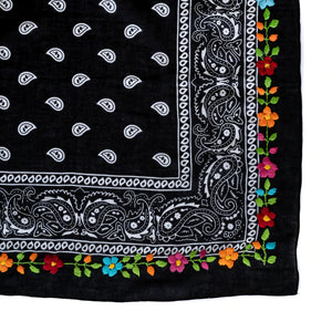 
            
                Load image into Gallery viewer, Eclectic Array Hand Embroidered Bandana
            
        