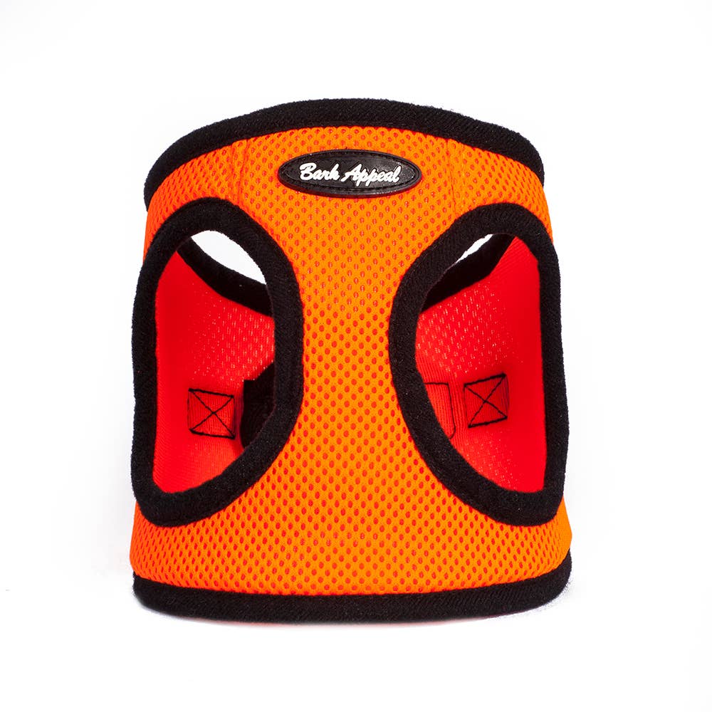 
            
                Load image into Gallery viewer, Bark Appeal Inc. - Mesh Step in Harnesses: Orange / Large
            
        