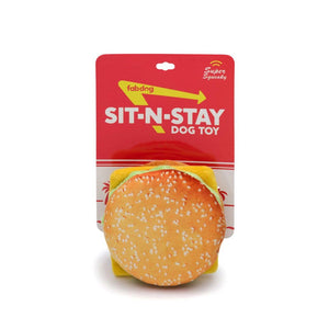 fabdog - Sit N' Stay Cheeseburger Toy