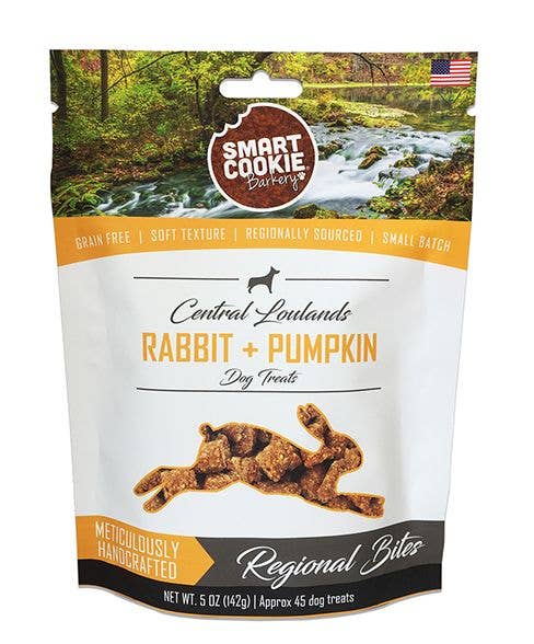 
            
                Load image into Gallery viewer, Smart Cookie Barkery - Rabbit and Pumpkin Dog Treat
            
        