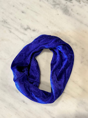 
            
                Load image into Gallery viewer, Wixom&amp;#39;s Whimsies Dog Infinity Scarf - Royal Blue
            
        