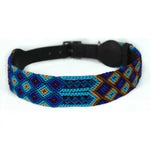 Eclectic Array Deep Blue Large Wide Collar