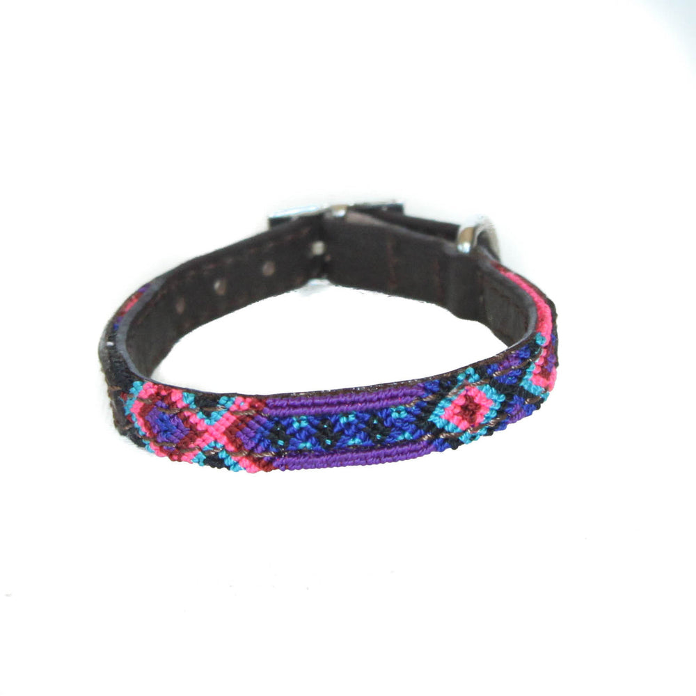 
            
                Load image into Gallery viewer, Eclectic Array Sangria Large Slim Collar
            
        