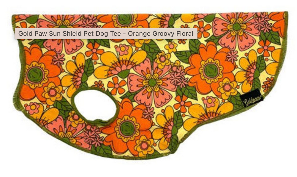 Goldpaw Sun Shield Tee - Groovy Floral
