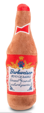 Haute Diggity Dog Barkweiser Beer Bottle Dog Toy