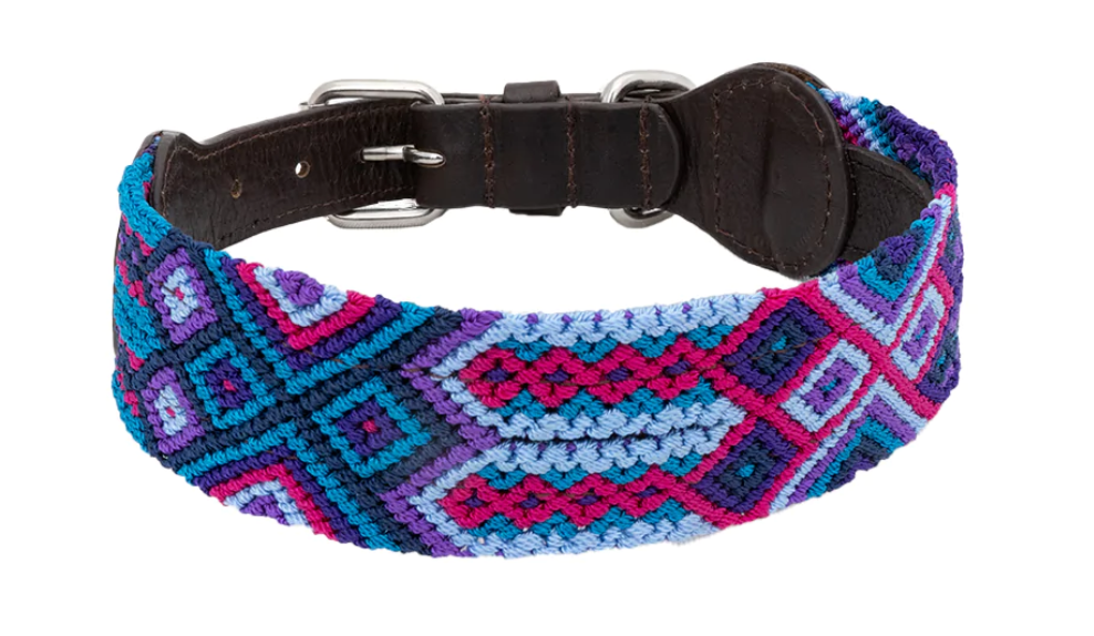 Eclectic Array Dark Magenta Extra Small Collar