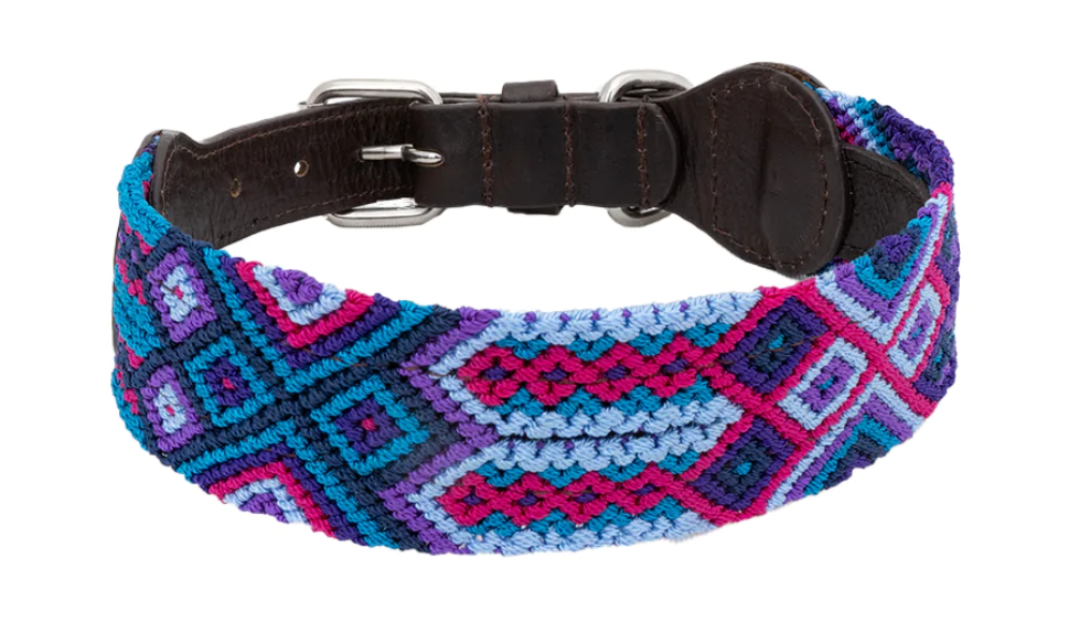 
            
                Load image into Gallery viewer, Eclectic Array Dark Magenta Small Collar
            
        