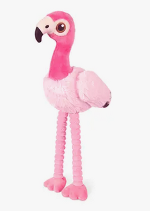 P.L.A.Y Pet Lifestyle and You Fetching Flock Flamingo Dog Toy