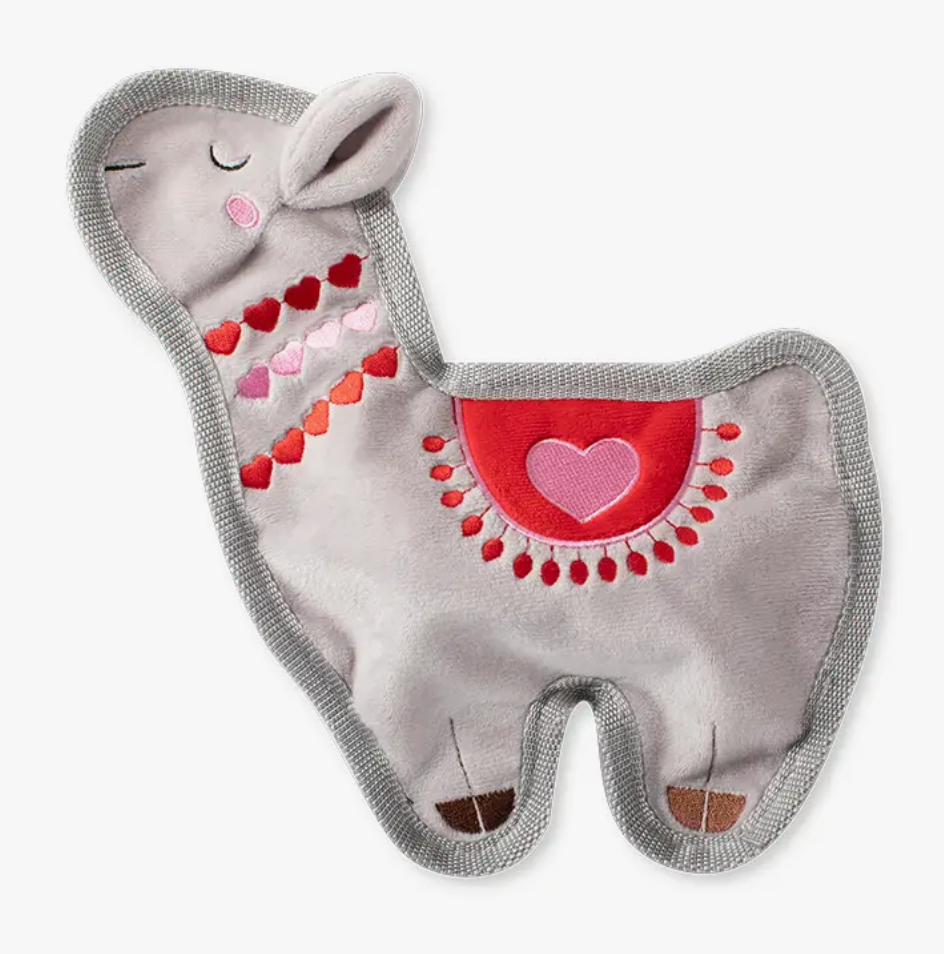 Petshop by Fringe Studio - Valentines Dog Toy, Llama Be Your Valentine