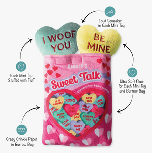 
            
                Load image into Gallery viewer, Petshop by Fringe Studio - Valentines Dog Toy, Sweet Talk
            
        