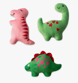 Petshop by Fringe Studio - 3 Piece Small Dog Toy Set, You Are Dino-mite